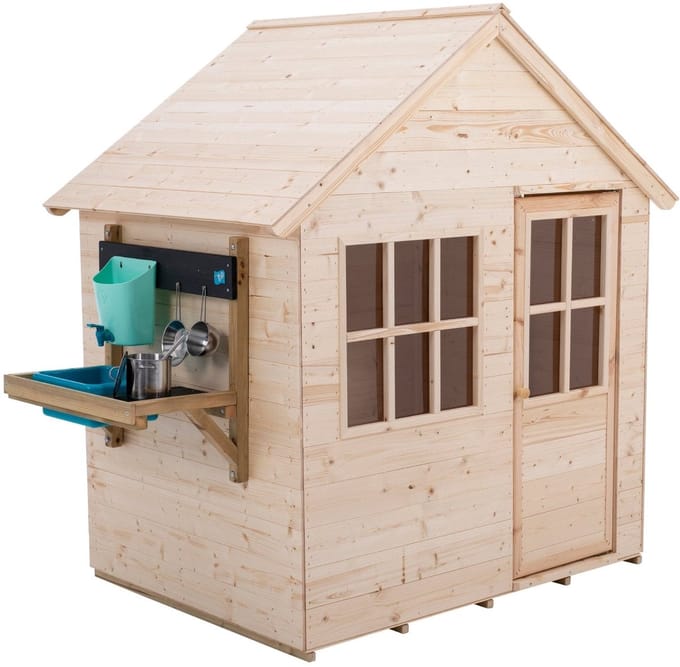 REFUGE kinderhut met buitenkeuken FSC® hout