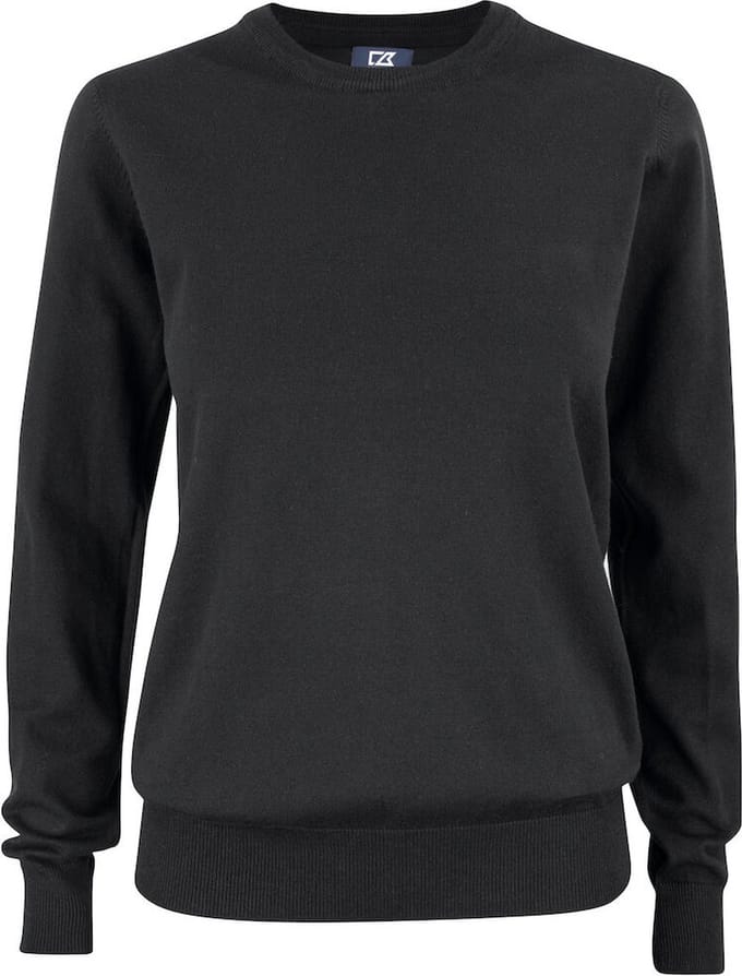 Cutter & Buck Oakville Crewneck Dames 355417 - Zwart - S
