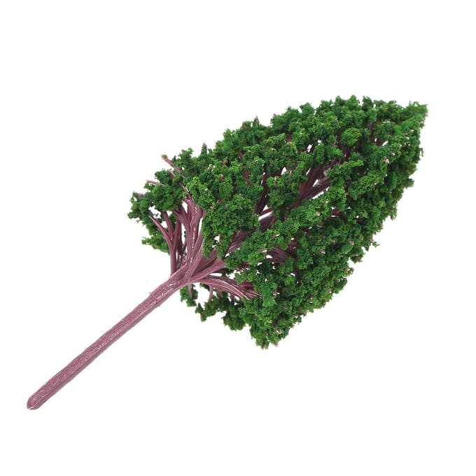 12 STKS Plastic Model Bomen Architectonische Modellen voor Spoorweg Layout Tuin Landschap Landschap Stijl 2 2 green