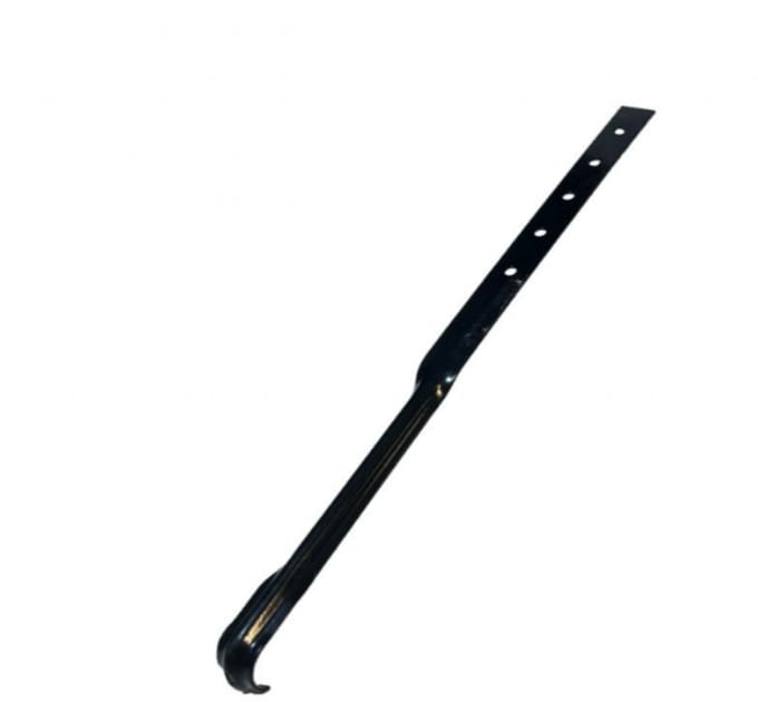 Bilka dakgootflens - 150 mm - RAL 9005 mat