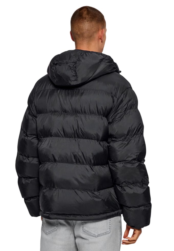 regular fit buffer jacket met logoprint model 'Monogram'