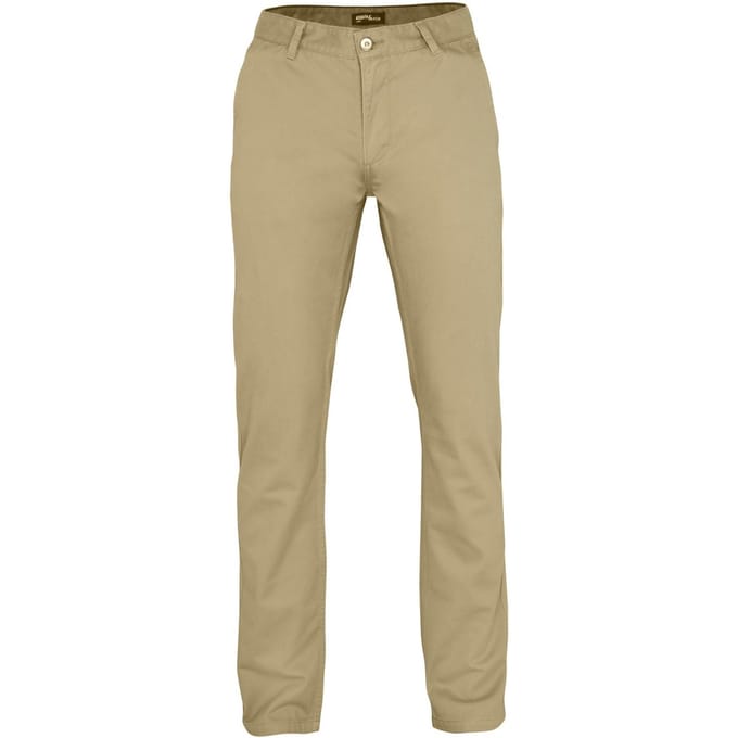 Asquith & Fox Heren Klassieke Casual Chinos/Trousels (Khaki)