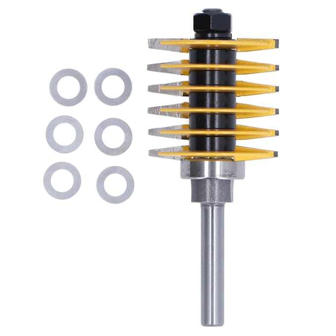 Freesbit 8mm Schacht 2 Tanden Verstelbare 46mm Freeskop Snijgereedschap voor Houtbewerking