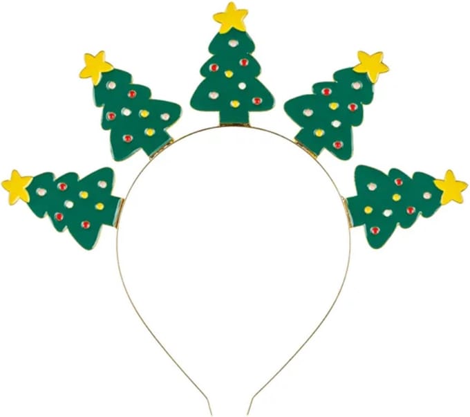 Partydeco - Tiara Kerstboom - 23 cm x 20 cm