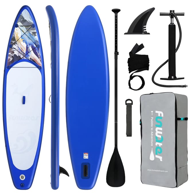 FunWater Opblaasbare Stand Up Paddle Board Peddelen Board Surfplank Surf Sup Board 320-385CM Antislip Watersport Paddle Board