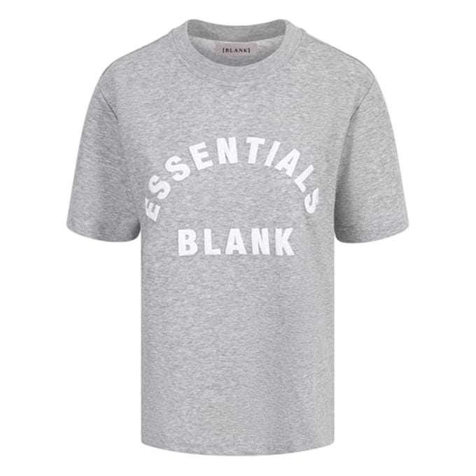 Blank Essentials Dames/Dames Oversized Vriend T-shirt (Grijs Marl Marl)