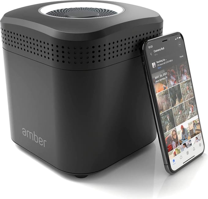 Amber Plus - AmberPRO 4TB (2TB*2), Personal Home Cloud Server, NAS - Dual-Band WiFi Router, Docker Ready