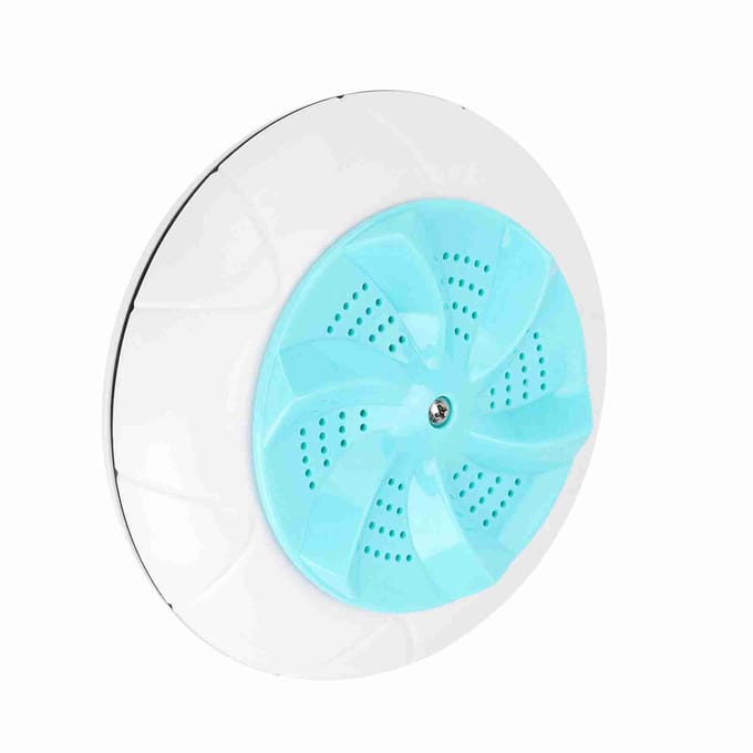 Mini Reis Draagbaar Huishoudelijk Kleine Wasmachine Ultrasoon Turbo Wasmachine Kleding (Groen) groen