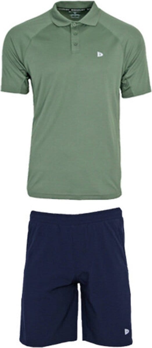 Donnay - Multi Sportset Zac - Trainingsset - Navy/Jungle green (547) - maat S