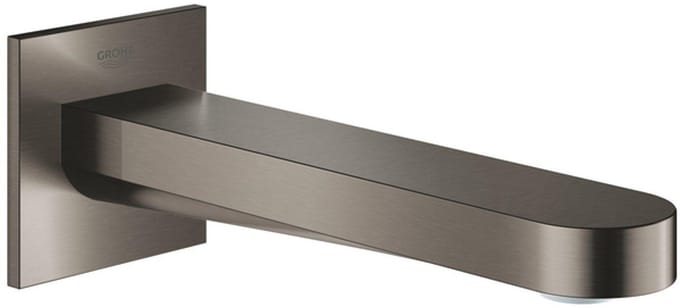 GROHE Plus Baduitloop - 1/2''x17cm -wandmontage - hard graphite geborsteld - 13404AL3