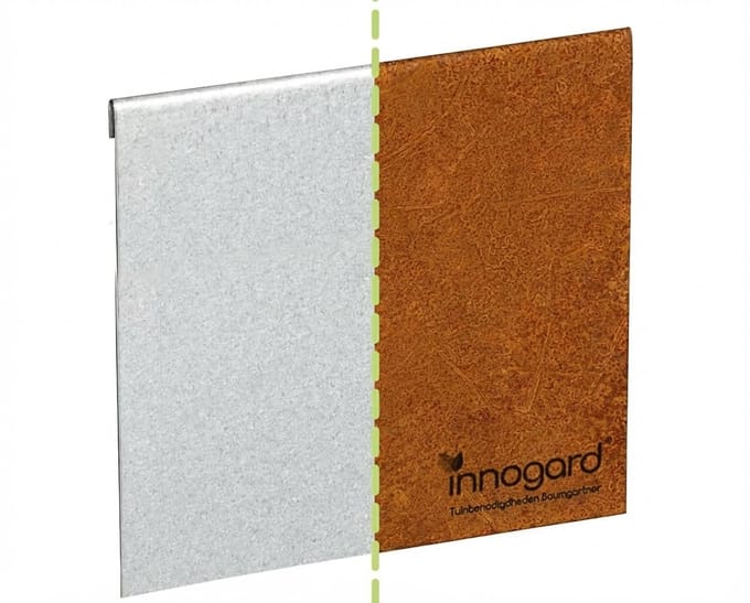 Innogard 6021-003 - Connector kantopsluiting - Corten staal - 25 cm