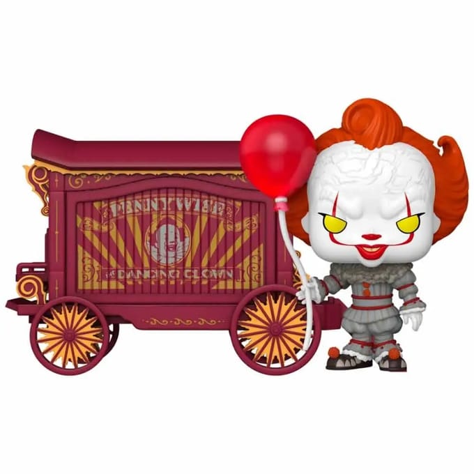 Beeldje Funko Town IT Welcome To Derry Pennywise & Wagon