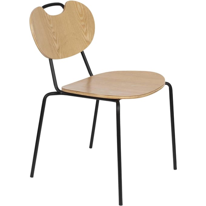 Set van 2 eetkamerstoelen Basel wood | Feliz Lifestyle