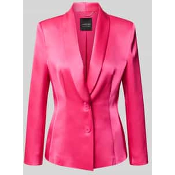 Blazer met sjaalkraag en knoopsluiting
