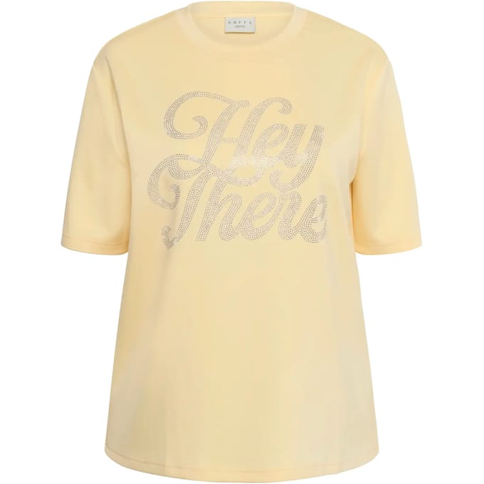 Dames-T-shirt KAFFE Curve Harmona