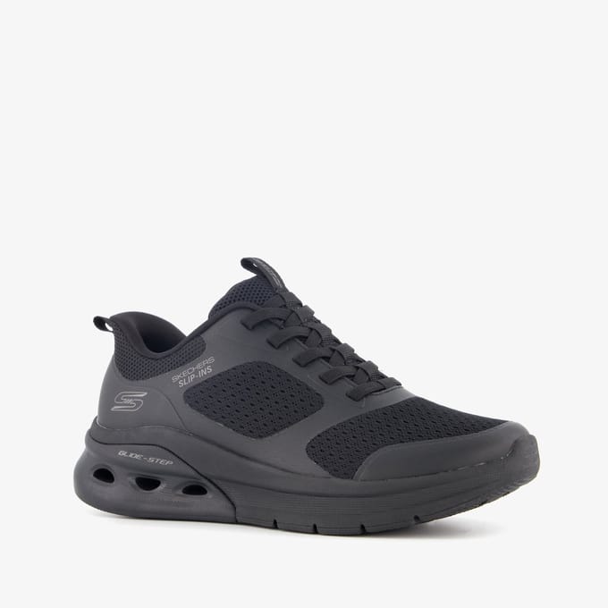 Skechers Slip-ins: BOBS Arc Waves 2.0 dames sneakers zwart