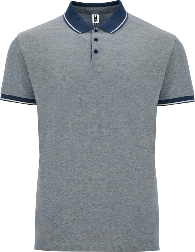 Roly - Bowie Polo - Heather Navy Blue 24 maat S