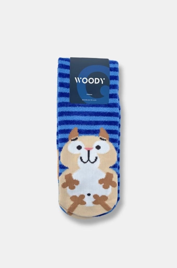 Woody - Duopack Homesocks - Kat - 30/36