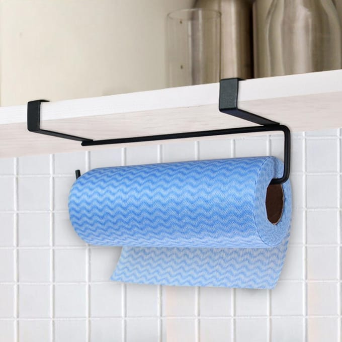 Kast Rollenpapierhouder Keukenrolhouder IJzeren Kast Hangrek wit