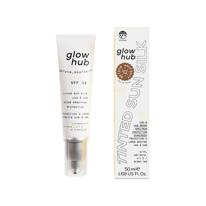 Glow Hub Tinted Sunsilk | Rain or Shine | Getinte dagcrème 50 ml | SPF 30 |