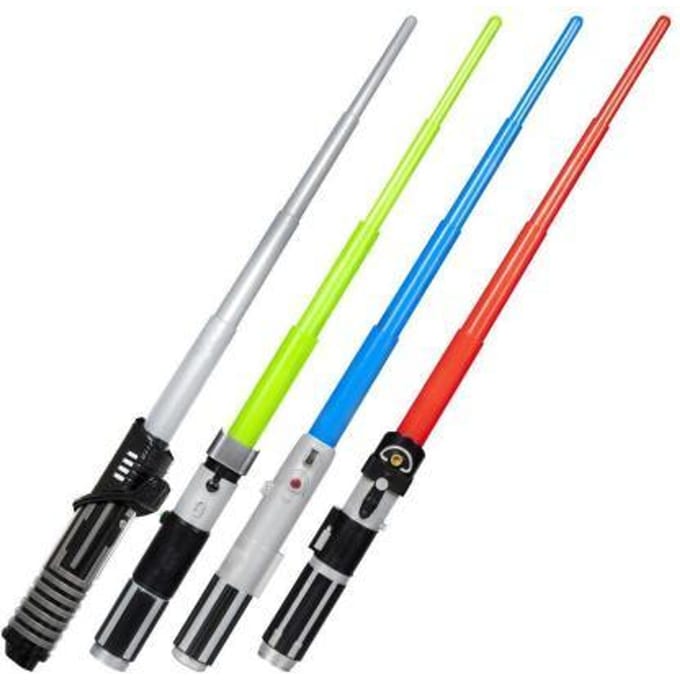 Hasbro Star Wars Non Electronic Lightsaber Asstd Actiefiguren en superhelden