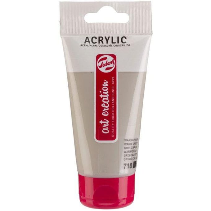 Acrylverf Talens Art Creation 718 warmgrijs tube à 75ml
