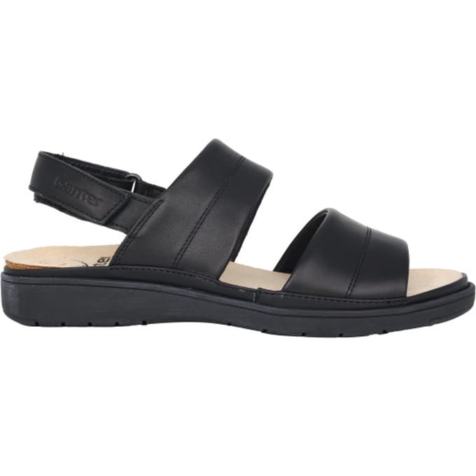 Ganter Evi - dames sandaal - Zwart - maat 37 (EU) 4 (UK)