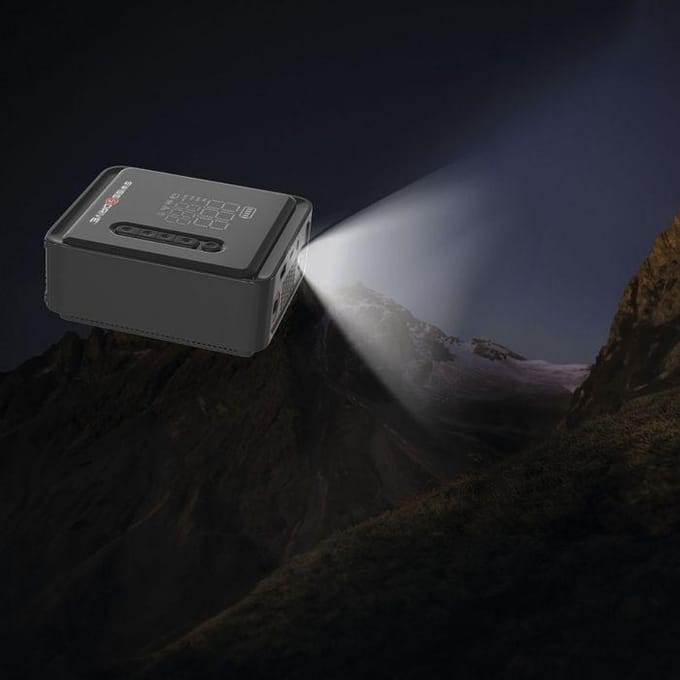 Mini Compresseur Portable - SWISS DRIVE - 150 PSI - Recharge USB - Arrêt Auto - Écran Digital noir