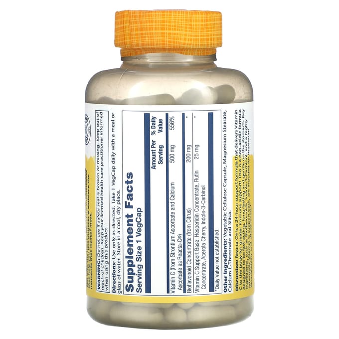 Reacta-C, 500Mg, 180 Vegetarische Capsules
