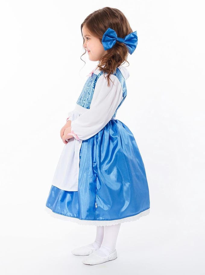 Little Adventures - Blauwe Belle jurk - Maat 104/116