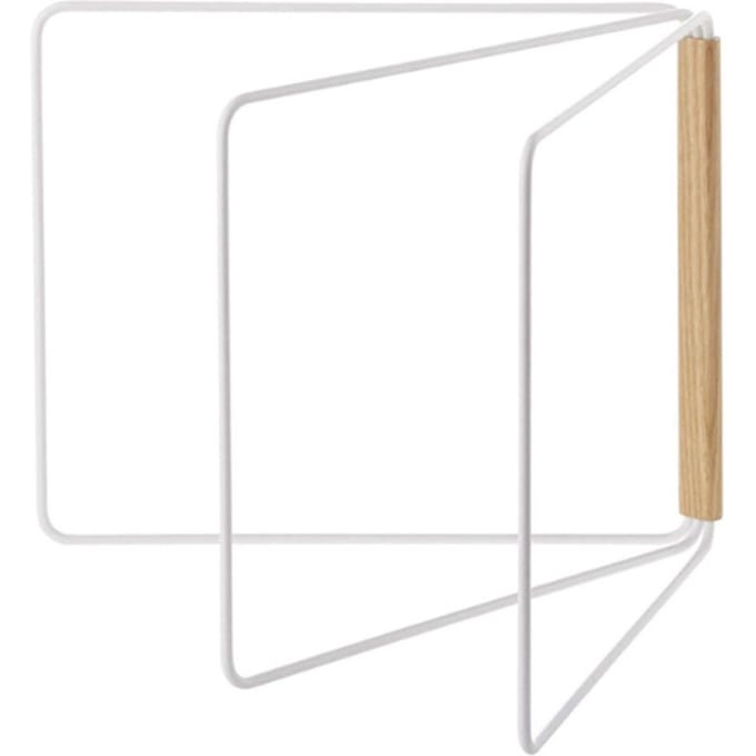 Support à torchons Séchage Multipurpose Sans perforation 3 bras Pliable Porte-torchons pour Cuisine Maison blanc