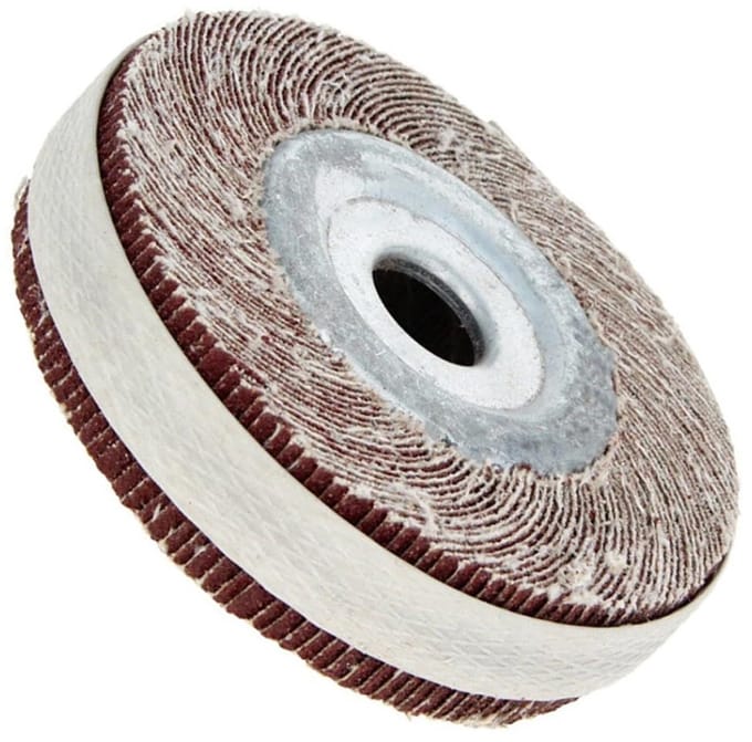 Lamellenschijf - Schuurschijf Flap - Metaal Bewerken - Hoge Efficiëntie - 100 mm - Bruin