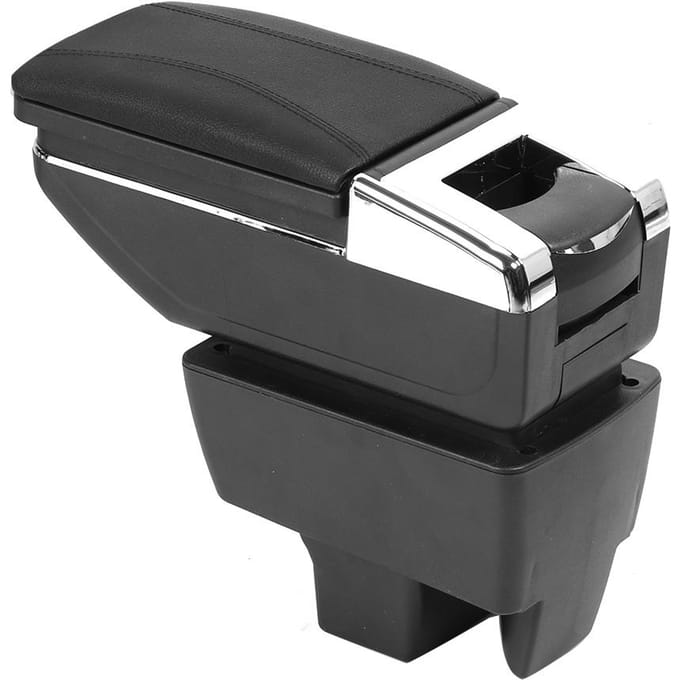 Auto Middenconsole Armsteun Opbergdoos Auto Accessoire Geschikt voor Skoda RAPID black