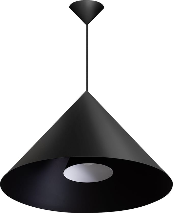 ETH Dillon hanglamp 1 x E27 D55xH35cm zwart