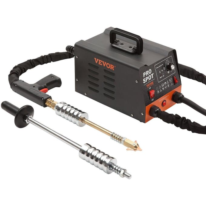 Stud Welder Deuk Reparatie Kit 3 KW Puntlasapparaat Deuktrekker & 6 Lasmodi