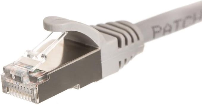 Netrack Serie - RJ-45 Patchcord - 0,5m - FTP/STP - Grijs