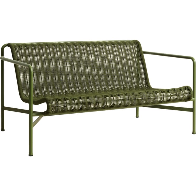 HAY Palissade Cord Loungebank - olive