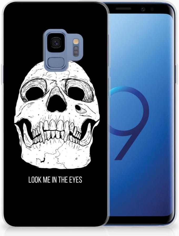 Silicone Back Case Samsung Galaxy S9 Skull Eyes
