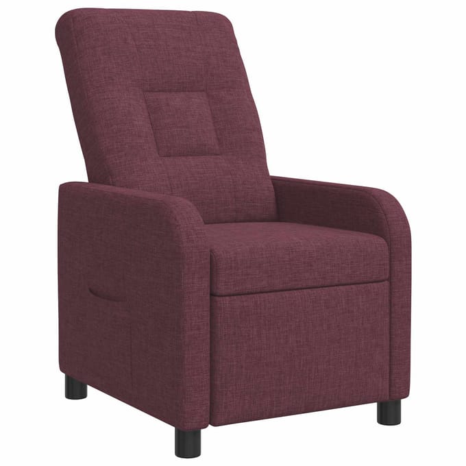 vidaXL - Recliner - Paars - Stof