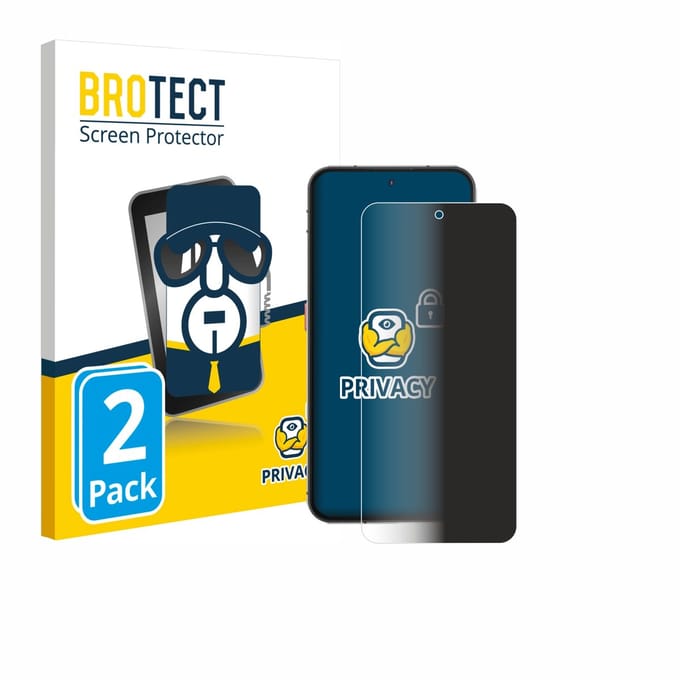 BROTECT - privacy screenprotector voor Oukitel WP200 Pro - Folie Beschermfolie Blauwlichtfilter 2 Stuks
