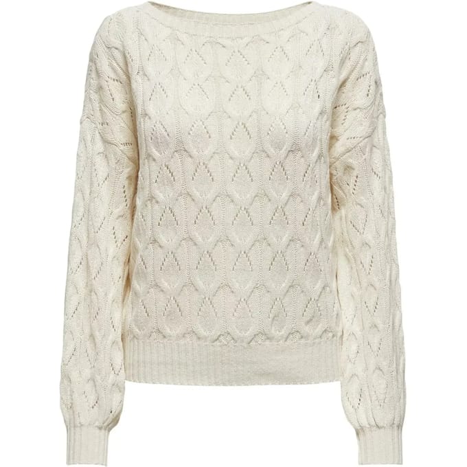 ONLY ONLBRYNN LIFE STRUCTURE L/S PUL KNT NOOS Dames Trui - Maat XS
