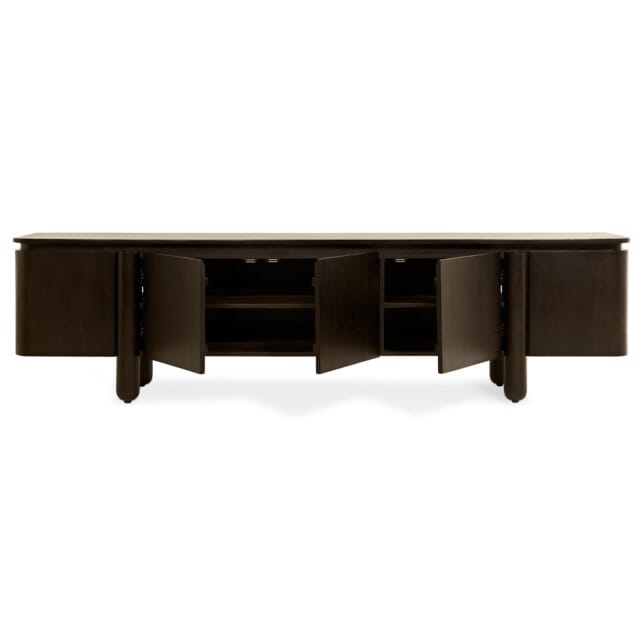 Tv-meubel Rondo Donkerbruin 210cm - Giga Meubel