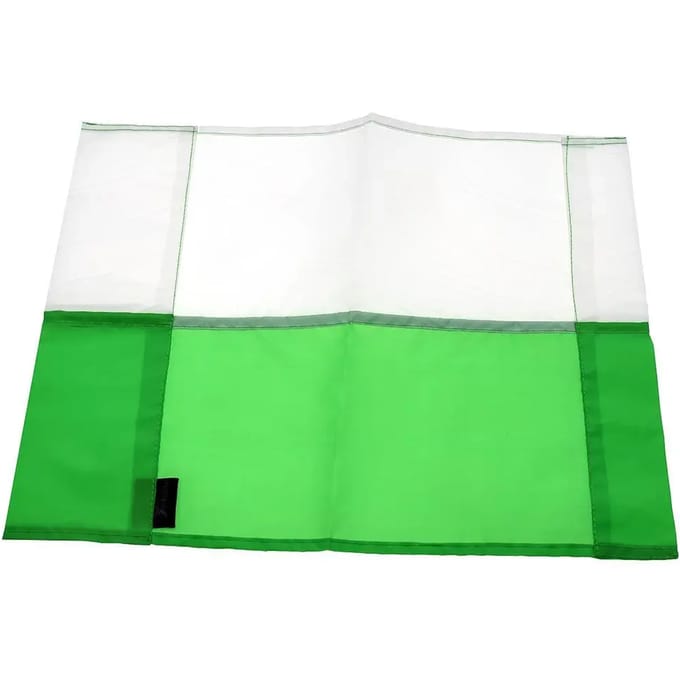 Precision Training - cornervlag - groen/wit - polyester - 43x28 centimeter