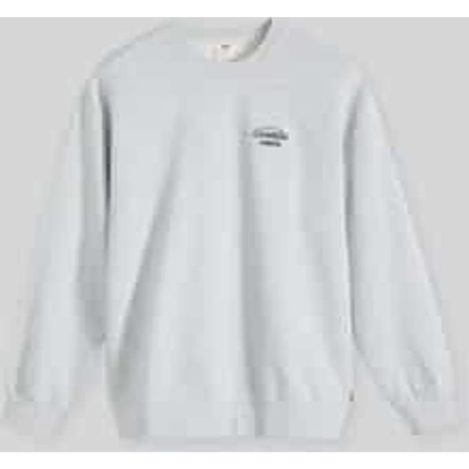 regular fit sweatshirt met print aan de achterkant