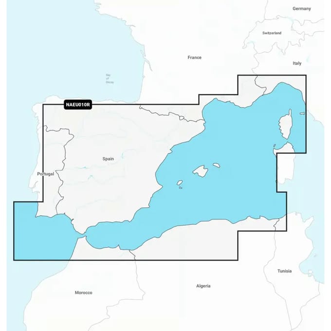 Carte regular sd - mediterranee ouest Navionics