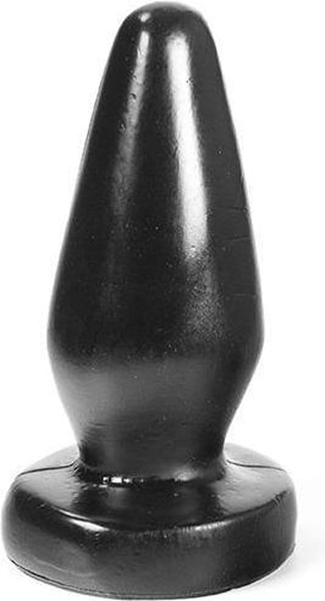 Dark Crystal Buttplug 15 x 6 cm - zwart