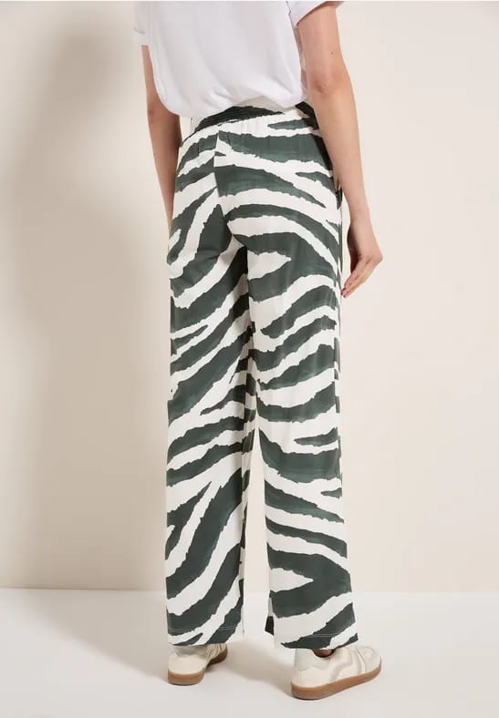 Wide Legs broek met structuur