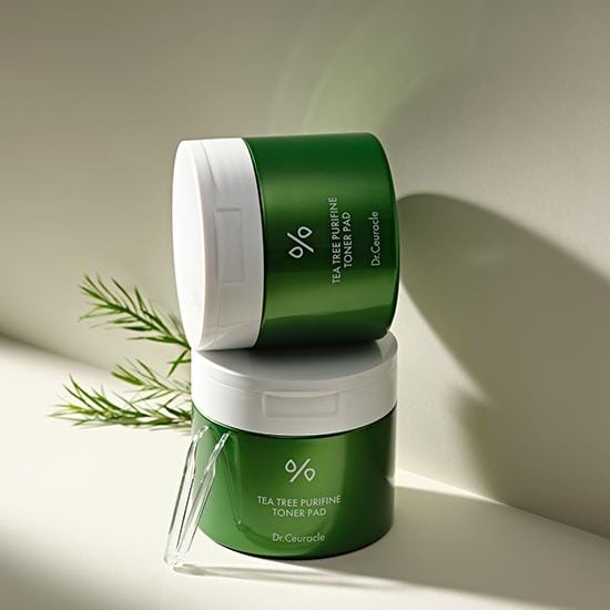 [Dr.Ceuracle] Tea Tree Purifine Toner Pad 160ml 60EA green