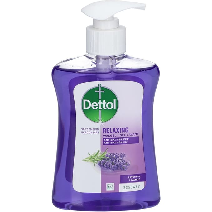 Dettol Wasgel - Verzachtend met lavendel en druifextracten - Handzeep - 250 ml