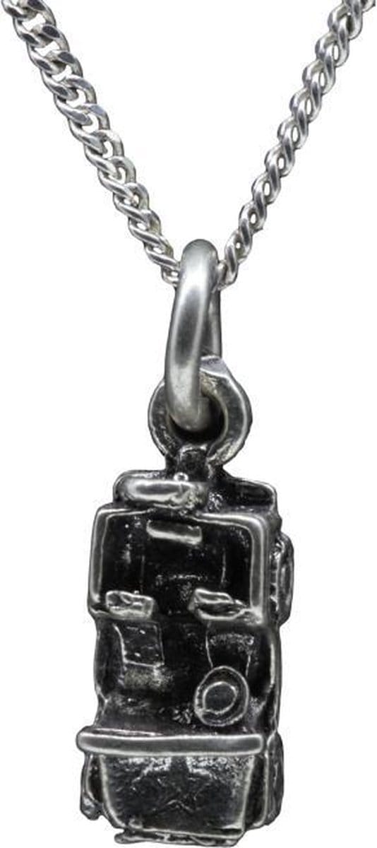 Zilveren Jeep detail ketting hanger